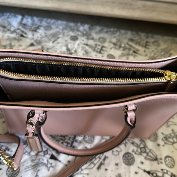 Victoria Secret Dust Rose Structure Satchel Purse - Picture 5 of 10